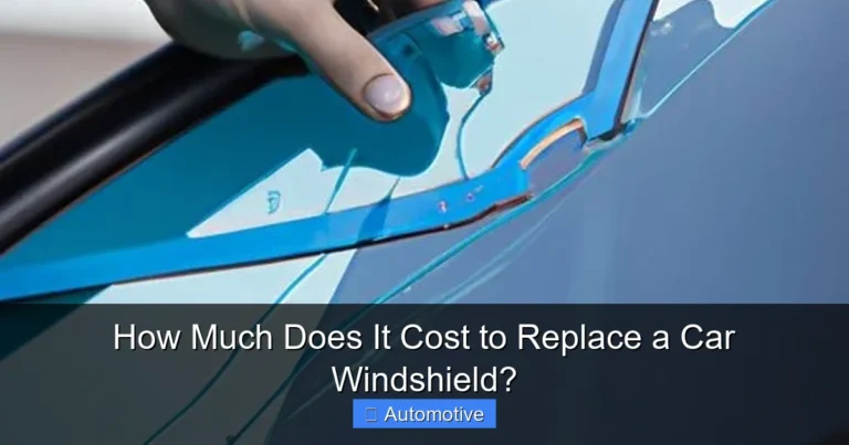 How Much Does It Cost to Replace a Car Windshield?