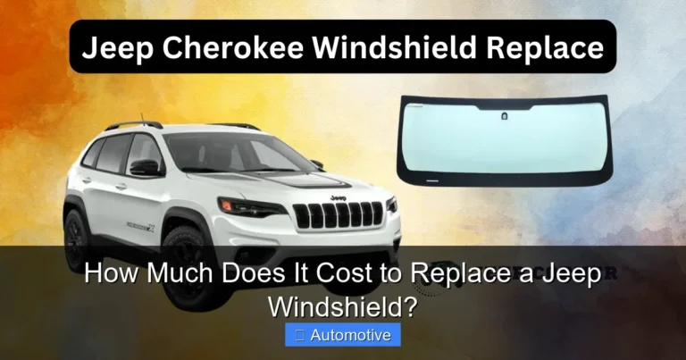How Much Does It Cost to Replace a Jeep Windshield?