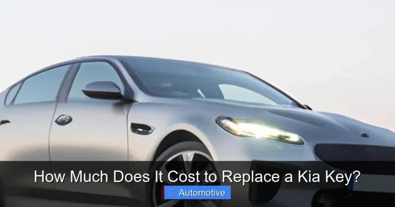 How Much Does It Cost to Replace a Kia Key?