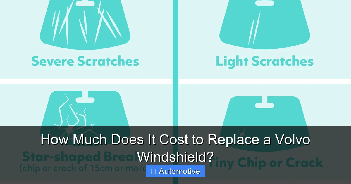 How Much Does It Cost to Replace a Volvo Windshield?