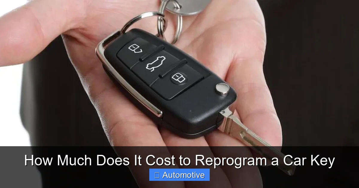 How Much Does It Cost to Reprogram a Car Key