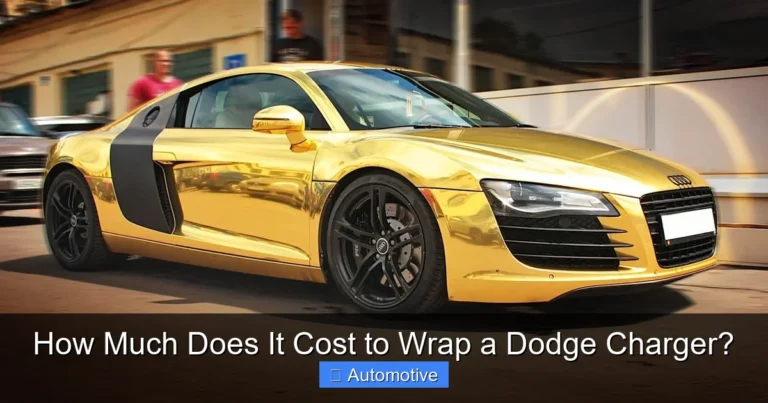 How Much Does It Cost to Wrap a Dodge Charger?