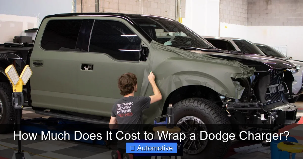 How Much Does It Cost to Wrap a Dodge Charger?