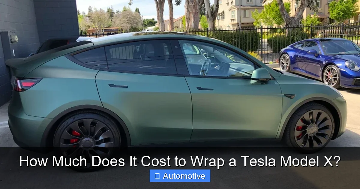 How Much Does It Cost to Wrap a Tesla Model X?