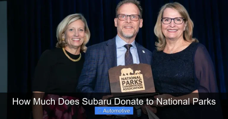 How Much Does Subaru Donate to National Parks