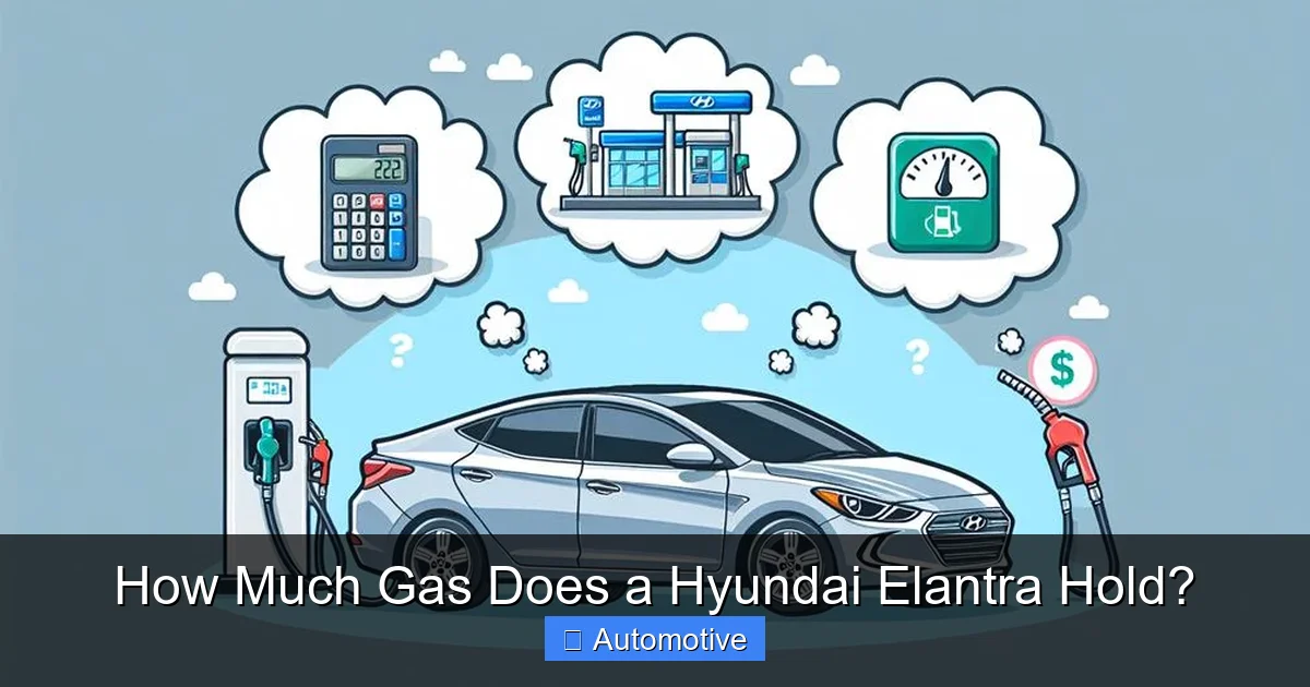 How Much Gas Does a Hyundai Elantra Hold?