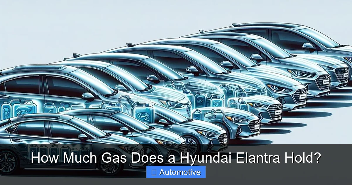 How Much Gas Does a Hyundai Elantra Hold?