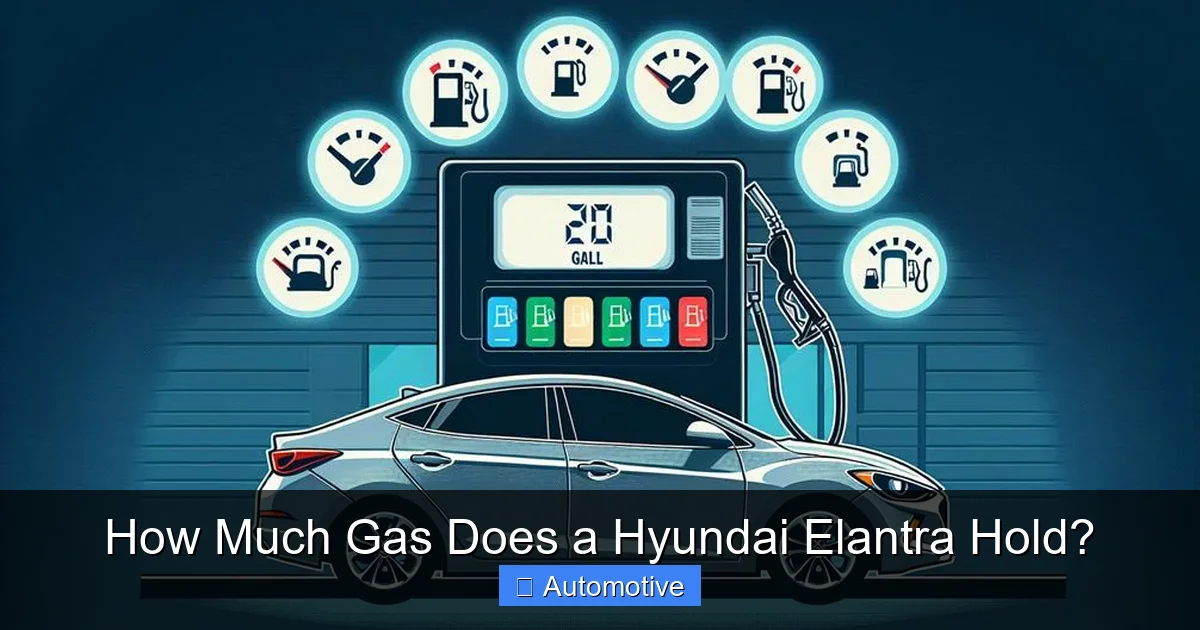 How Much Gas Does a Hyundai Elantra Hold?