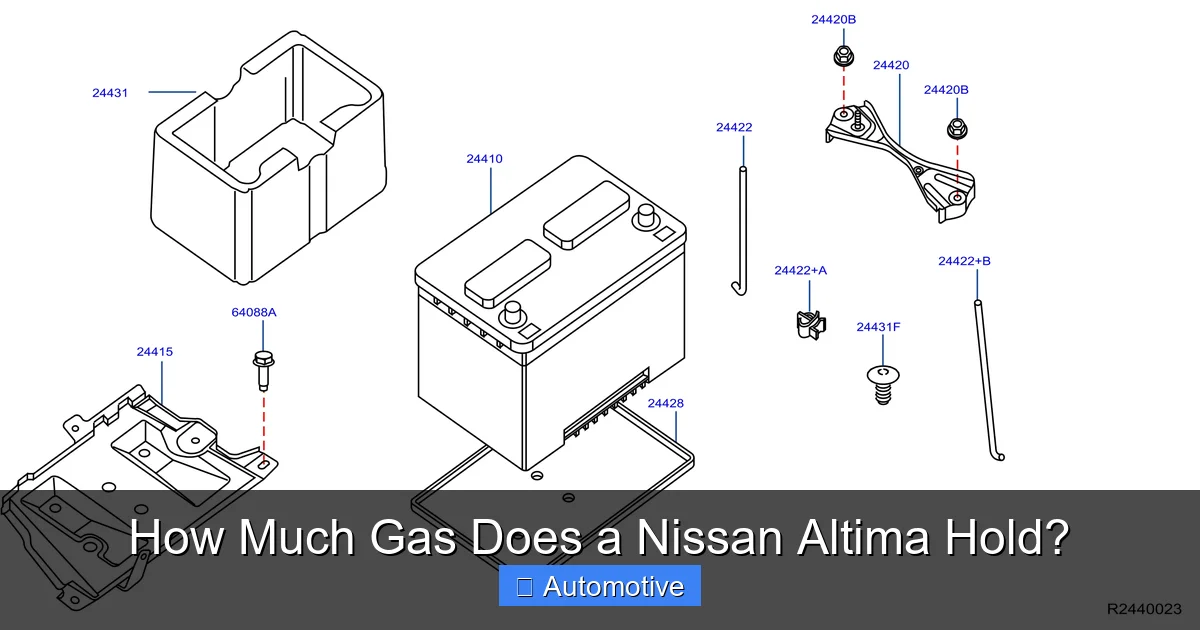 How Much Gas Does a Nissan Altima Hold?