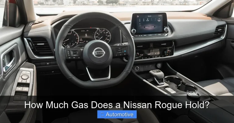 How Much Gas Does a Nissan Rogue Hold?