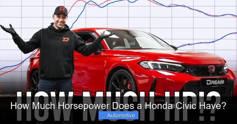 How Much Horsepower Does a Honda Civic Have?