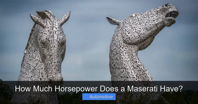 How Much Horsepower Does a Maserati Have?