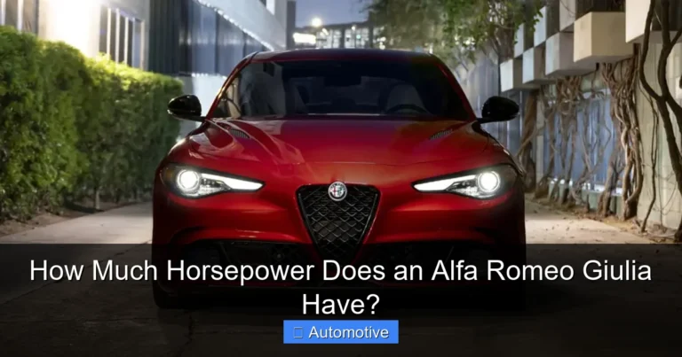 How Much Horsepower Does an Alfa Romeo Giulia Have?
