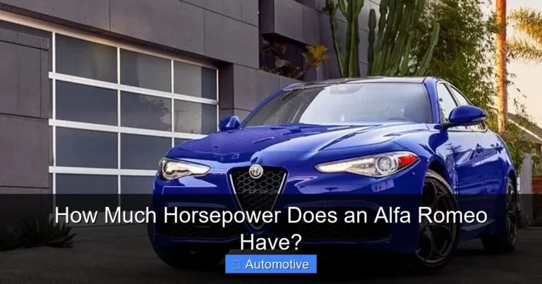How Much Horsepower Does an Alfa Romeo Have?