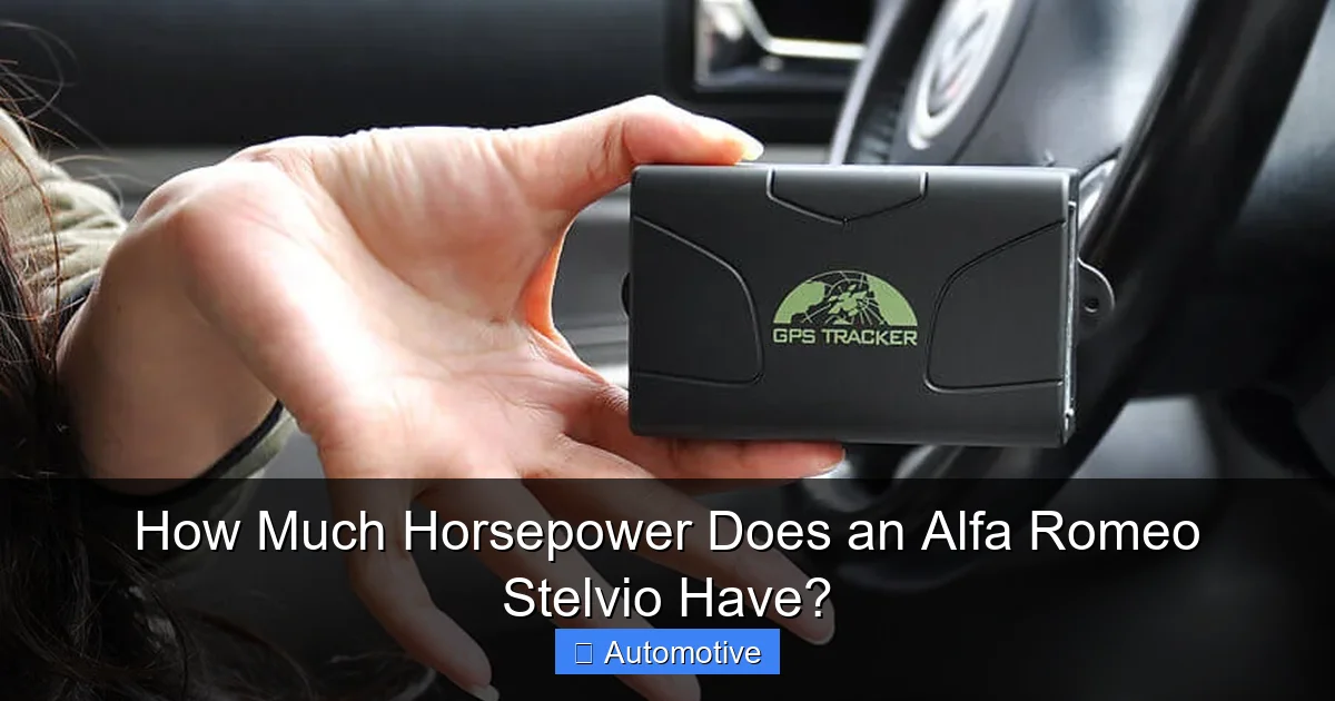 How Much Horsepower Does an Alfa Romeo Stelvio Have?
