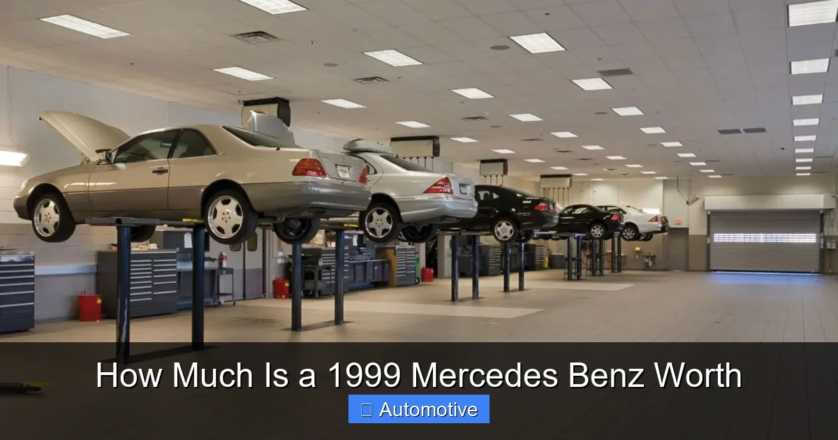 How Much Is a 1999 Mercedes Benz Worth