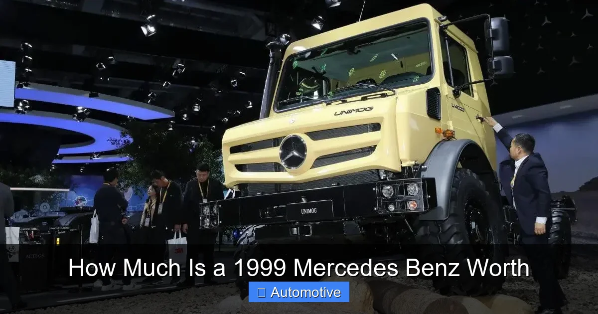 How Much Is a 1999 Mercedes Benz Worth