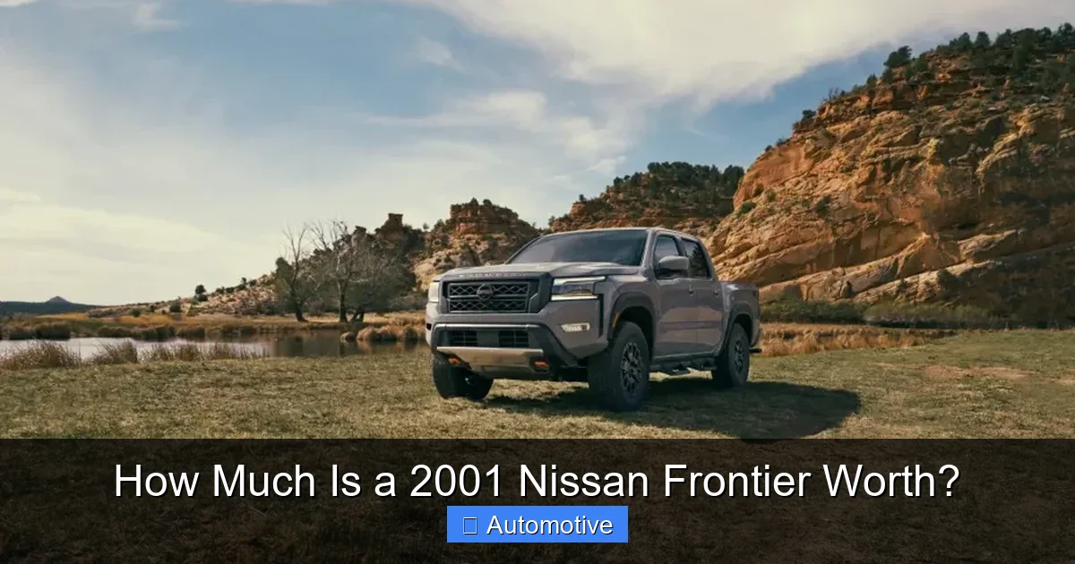 How Much Is a 2001 Nissan Frontier Worth?