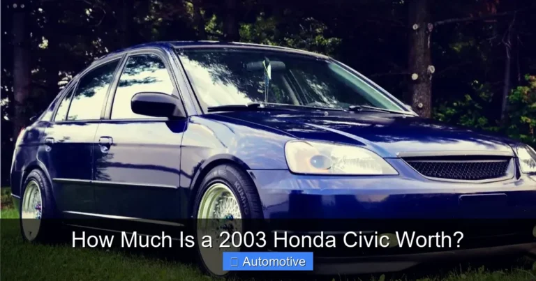 How Much Is a 2003 Honda Civic Worth?