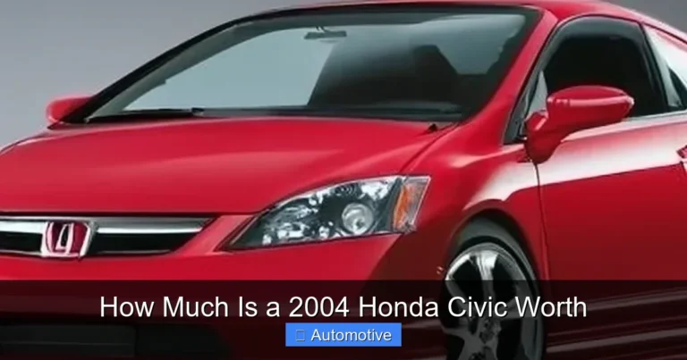 How Much Is a 2004 Honda Civic Worth