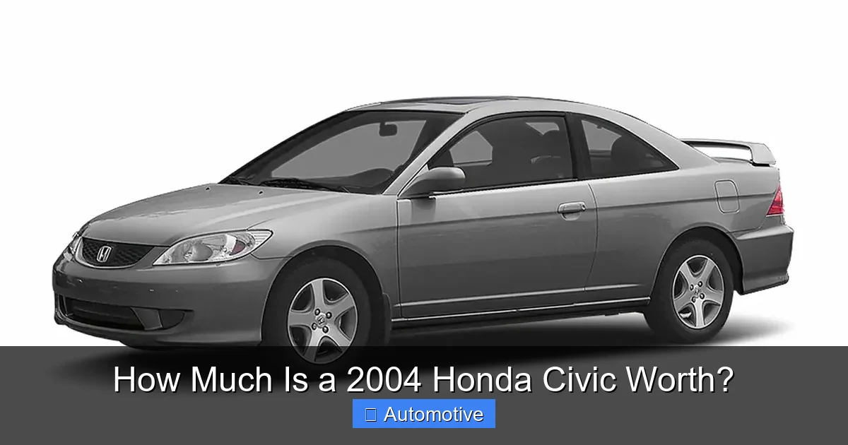 How Much Is a 2004 Honda Civic Worth?