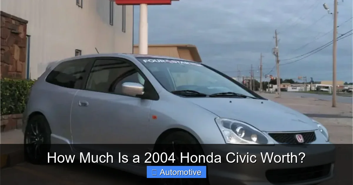 How Much Is a 2004 Honda Civic Worth?