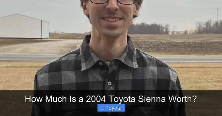 How Much Is a 2004 Toyota Sienna Worth?