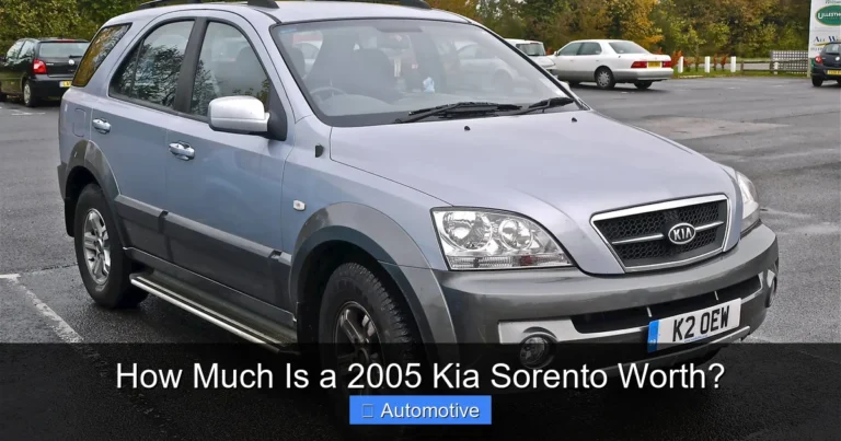 How Much Is a 2005 Kia Sorento Worth?