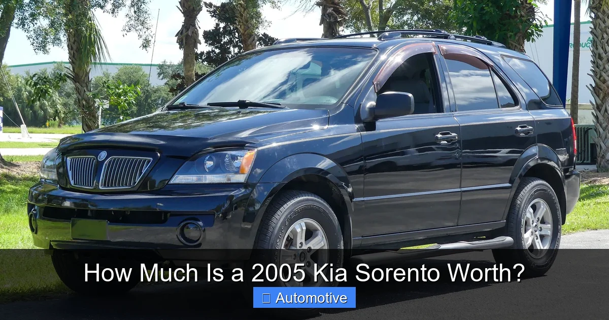 How Much Is a 2005 Kia Sorento Worth?