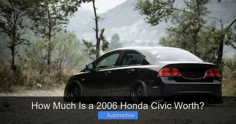 How Much Is a 2006 Honda Civic Worth?