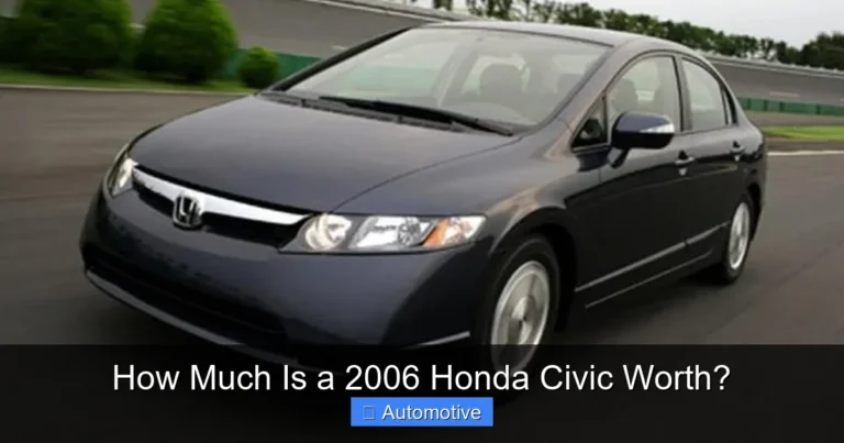 How Much Is a 2006 Honda Civic Worth?