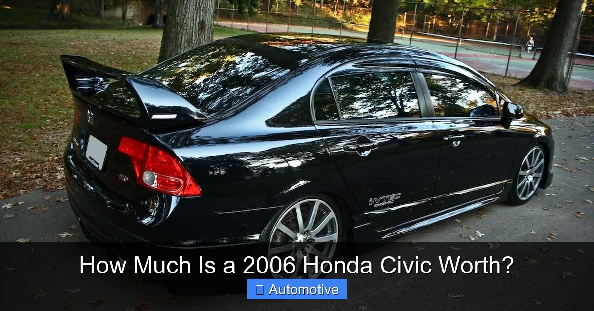How Much Is a 2006 Honda Civic Worth?