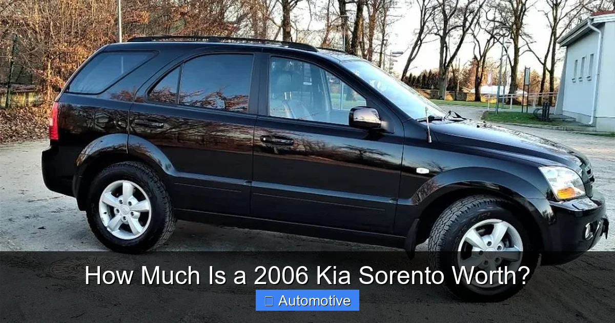 How Much Is a 2006 Kia Sorento Worth?