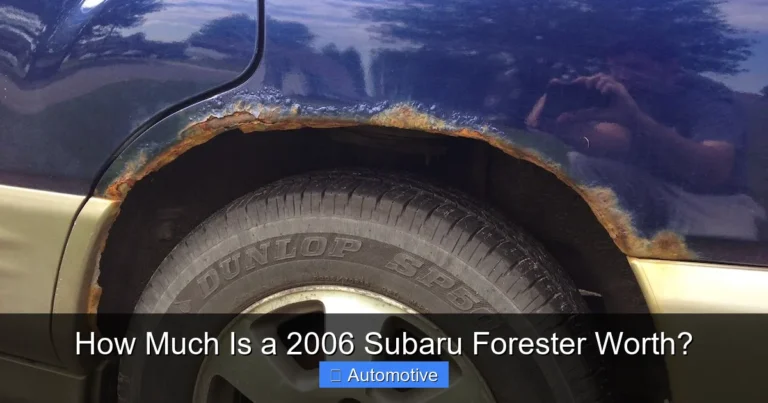How Much Is a 2006 Subaru Forester Worth?