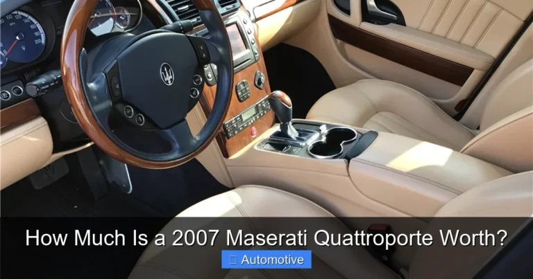 How Much Is a 2007 Maserati Quattroporte Worth?