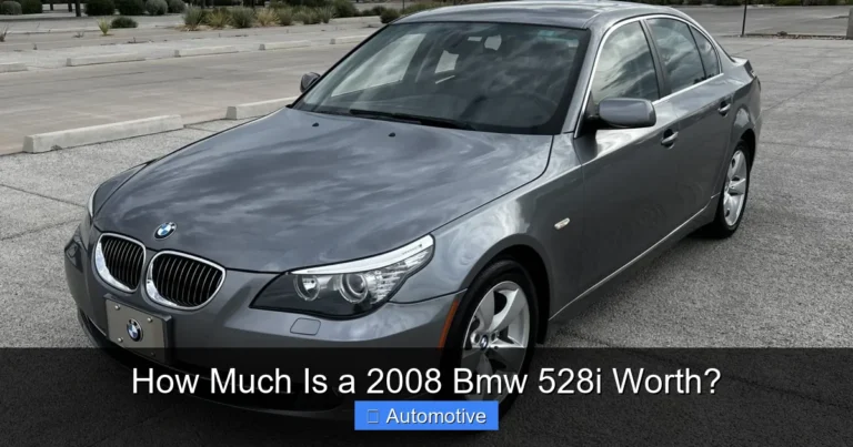 How Much Is a 2008 Bmw 528i Worth?