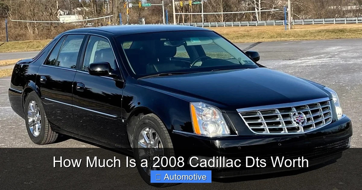 How Much Is a 2008 Cadillac Dts Worth
