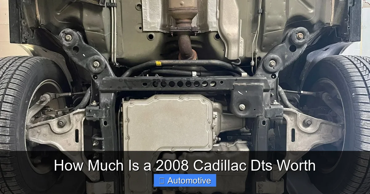 How Much Is a 2008 Cadillac Dts Worth