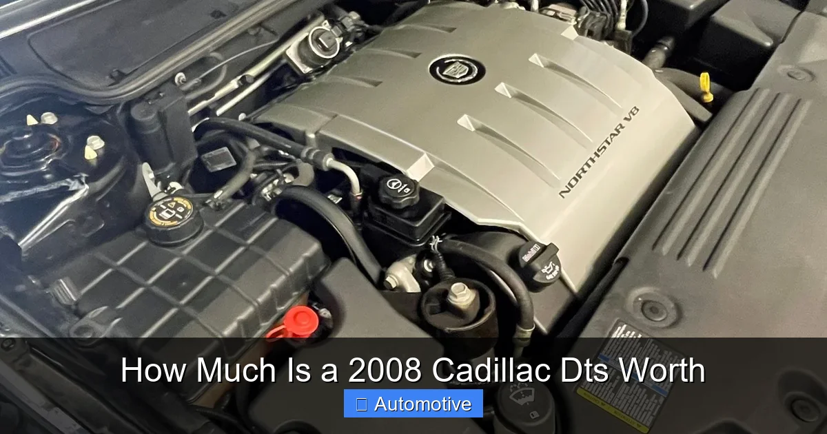 How Much Is a 2008 Cadillac Dts Worth