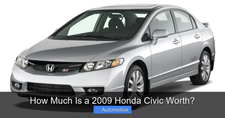 How Much Is a 2009 Honda Civic Worth?