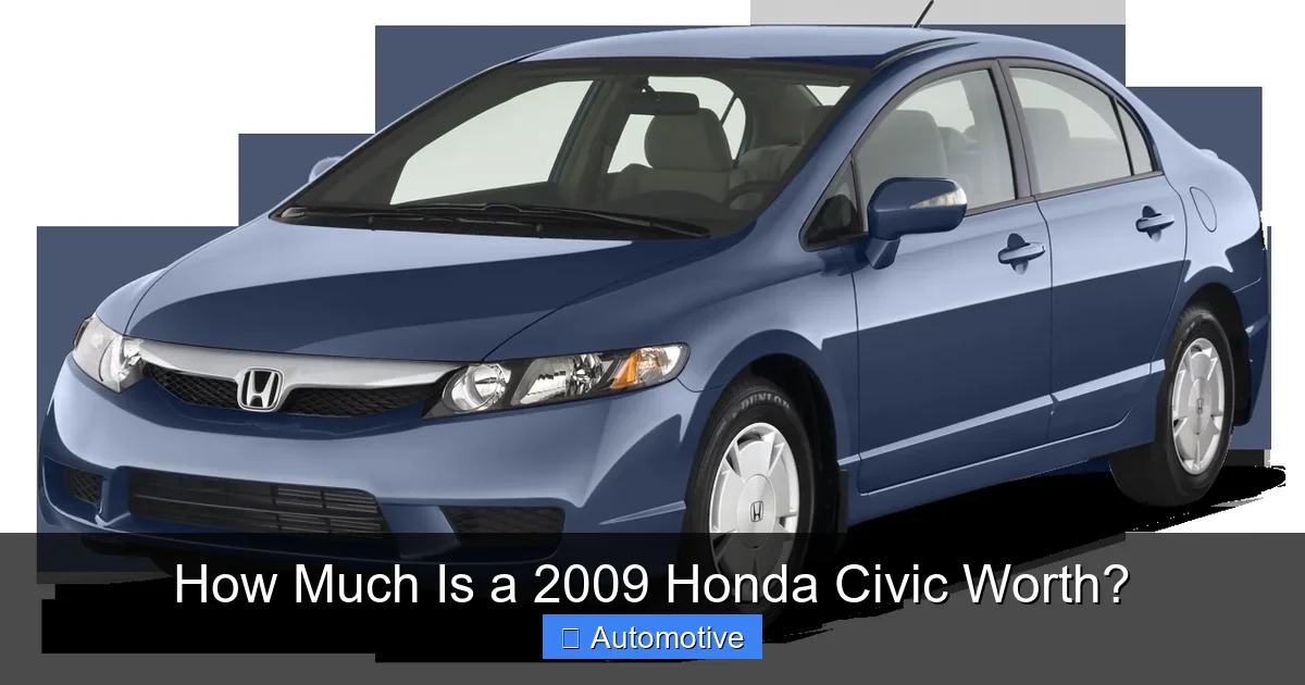 How Much Is a 2009 Honda Civic Worth?