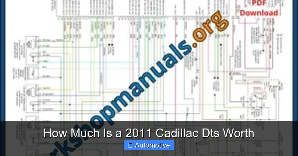 How Much Is a 2011 Cadillac Dts Worth