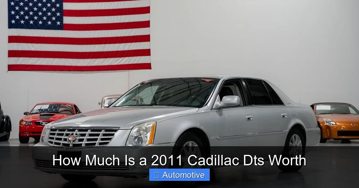 How Much Is a 2011 Cadillac Dts Worth