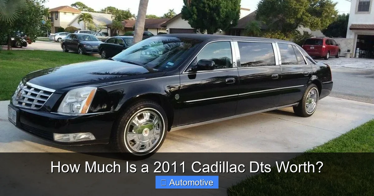 How Much Is a 2011 Cadillac Dts Worth?