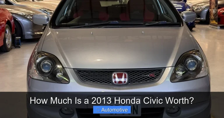 How Much Is a 2013 Honda Civic Worth?