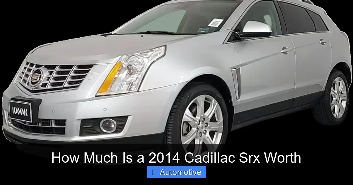 How Much Is a 2014 Cadillac Srx Worth