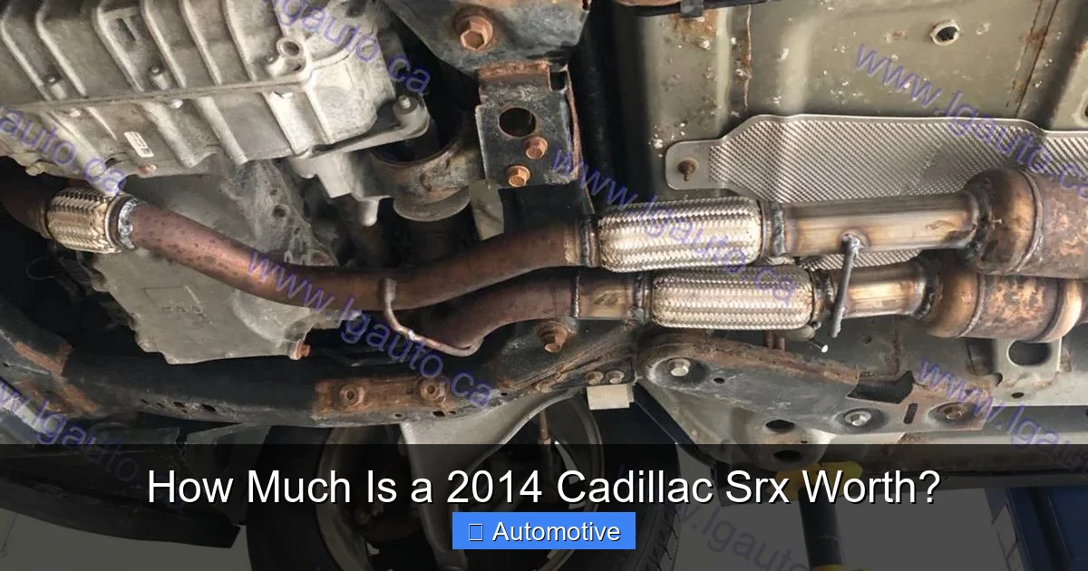 How Much Is a 2014 Cadillac Srx Worth?