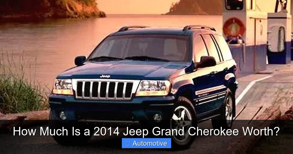 How Much Is a 2014 Jeep Grand Cherokee Worth?