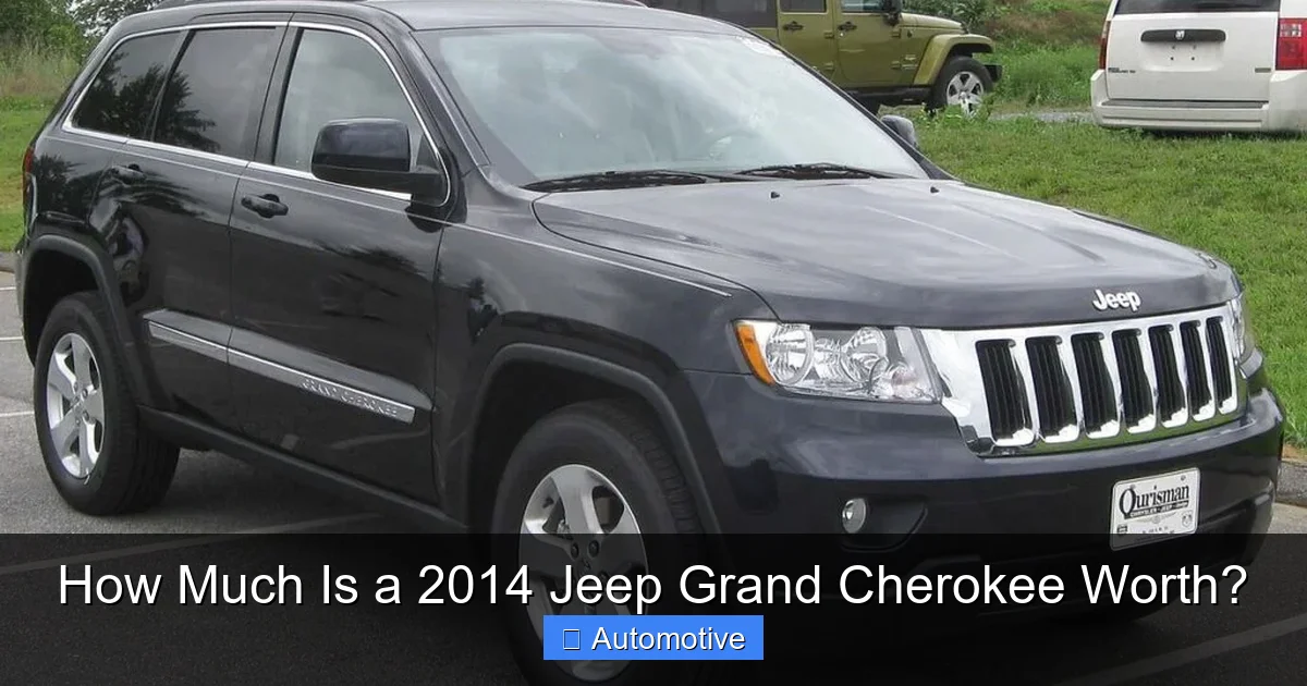 How Much Is a 2014 Jeep Grand Cherokee Worth?