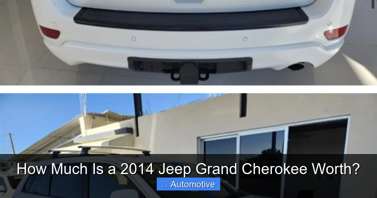 How Much Is a 2014 Jeep Grand Cherokee Worth?